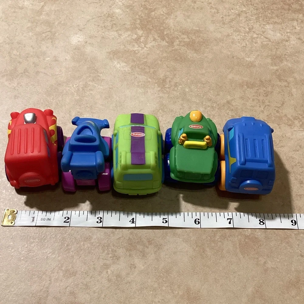 Hasbro Playskool 2005 2006 Set of Five Soft Cars